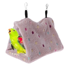 Pet Bird Hanging Cave Cage Tent Bed Birds Parrot Hammock Winter Warm Nest Bird 2024 - buy cheap