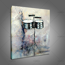 Large Hand painted Abstract Oil Painting on Canvas musical instruments oil painting for Living Room Wall Art Home Decoration 2024 - buy cheap