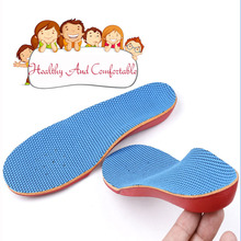 USHINE EU19-35 Blue Sprot Arch Support Sports Kids X legs Insoles Kids Insoles Orthopedic Children Sneakers Insoles 2024 - buy cheap