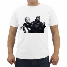 New Legends Tupac Marilyn Monroe 2Pac Print T-shirt Men's O-Neck Short-Sleeve  T Shirt Summer Male Casual Tees Tops 2024 - buy cheap