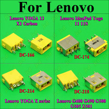 ChengHaoRan-Conector de toma de corriente para LENOVO G400, G490, G500, G505, Z501, DC, 5 pines, pega 13x1, Puerto cuadrado amarillo de carbono 2024 - compra barato