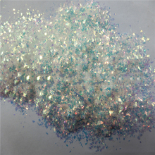 50g Iridescent ICe Clear Flakes art glitter craft glitter decoration glitter artist glitter Mylar Iridescent Flakes - 311-4328 2024 - buy cheap