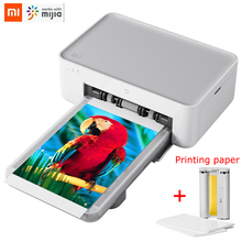 Impressora fotográfica xiaomi mijia mi original, sublimação de calor, restaura finamente a cor real, automática, múltiplas, sem fio, remoto, portátil 2024 - compre barato