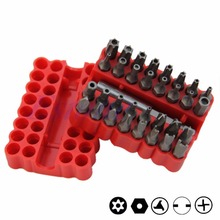 Proof-Juego de herramientas de seguridad Torx Bit, llave de estrella, soporte hexagonal, varilla, destornillador, 33 unidades 2024 - compra barato