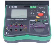 DY5500 4 in 1 Digital Multi-function Tester Multimeter - Insulation Tester + Earth Tester + Voltmeter + Phase Indicator 2024 - buy cheap