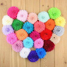 30pcs/lot 30colors handmade chiffon flower DIY decoration little's head flower hair accessories 2024 - buy cheap