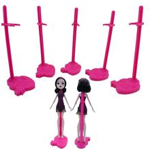 5 Pcs Dolls Stand Display Holder Pink Toy Model Accessories for Monster High Doll for Ever After High Dollhouse Girl Kids Toys 2024 - buy cheap