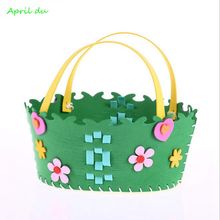 April Du 1pcs DIY Basket Weaving Craft for Kids Eva Handicraft Material Kits Kindergarten Creative Education Toys Girls 2024 - buy cheap