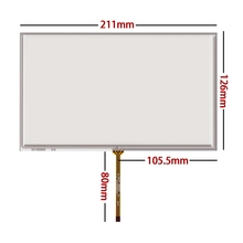 New 9 inch 211" *126 resistance touch screen AT090TN10 AT090TN12 2024 - buy cheap