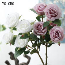 Mini flor peônia artificial de seda com 5 cabeças/ramos, flor peônia branca para decoração de casa, organização de casamento, decoração de flores falsas 2024 - compre barato