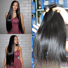 Straight Brazilian Human Hair Weave Bundles With Closure Remy Human Hair Bundle Extension 1/3/4 pcs Dolago Hair Products 40 Inch 2024 - buy cheap