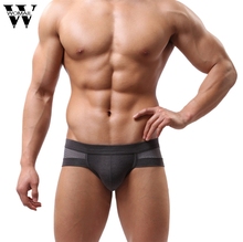 Ropa interior Sexy para hombre, calzoncillos de algodón de cintura baja, L XL XLL, increíble, de verano 2024 - compra barato