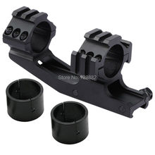 25.4mm 30mm Double Scope Rings Cantilever Mount Dual Ring Picatinny Weaver Scope Rail Mount For Hunting Free Shipping 2024 - buy cheap