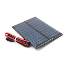 1pc x 5.5V 100mA with 30cm extend wire Solar cell Polycrystalline DIY Battery Charger Small Solar Panel cable toy 2024 - buy cheap