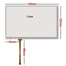 10 tamanhos novo tela sensível ao toque de 7.1 polegadas 164*103 at070tn83 v1 at070tn84 2024 - compre barato