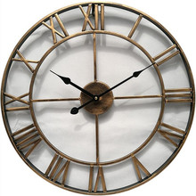 Vintage Large 3D Circular Retro Roman Wall Clock 47cm Mute Decorative Kitchen Clock Wall Clock Modern Design Clocks 50ZB028 2024 - buy cheap