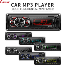 Radio Estéreo con Bluetooth para coche, reproductor MP3, 1 Din, 12V, FM, AUX, manos libres, swc-romote 2024 - compra barato