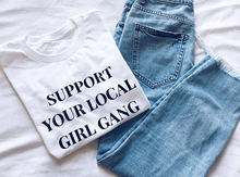 Apoya a tu local chica banda poder de chica Tumblr el futuro es mujer feminista T camiseta niñas Rosa t camisa casual camisetas 2024 - compra barato