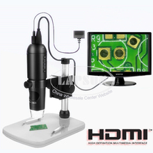 10X - 200X 1080P HDMI USB HD Digital Lab Microscope Camera TF Card Video Recorder for HDMI TV LCD PC 2024 - buy cheap