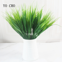 YO CHO Artificial Plants 7/Fork Simulation Spring Grass Plastic Flowers Fake Grass Decoration for Home Office Wedding Decoration 2024 - buy cheap