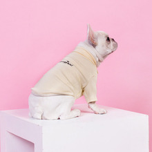 Осенняя одежда для маленьких собак, универсальная рубашка-поло для французского бульдога, мягкая куртка для чихуахуа, хлопковый костюм для щенка, размер XXL 2024 - купить недорого