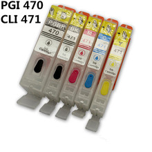PGI470 CLI471 Empty refillable Ink Cartridge with permanent chip replacement for Canon PIXMA MG5740 MG6840 TS5040 TS6040 Printer 2024 - buy cheap
