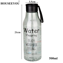 HOUSEEYOU 500ML Korea Style BPA Free Plastic Kettle Portable Water Bottle for Travel Yoga Running Camping Water Dispenser 2024 - buy cheap