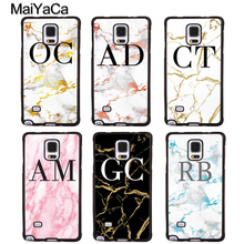 PERSONALISED Initials MARBLE For Samsung S21 Ultra S20 FE S10 Plus Note 10 20 A50 A70 A21S A51 A71 A72 A12 A32 A52 Case 2024 - buy cheap