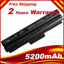 5200mAh Black Battery For Sony VGP-BPL13, VGP-BPS13, VGP-BPS13/B, VGP-BSP13/S, VGP-BPS13A/B, VGP-BPS13A/S 2024 - buy cheap