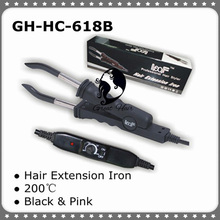 Temperature Constant GH-HC618B-W Hair Extension Iron/Connector Pink & Black Color extension connector machine styling tools 2023 - buy cheap