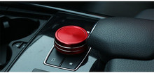Angelguoguo car multimedia knob decoration/multimedia control knob cover Fit for Mercedes Benz A B E GLC GLA GLK GLE ML GL Class 2024 - buy cheap