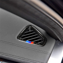 Car Styling for Bmw F15 X5 2014-2017 Car Accessories Carbon Fiber Car AC Outlet Trim Refit Air Outlet Frame Decoration Stickers 2024 - buy cheap