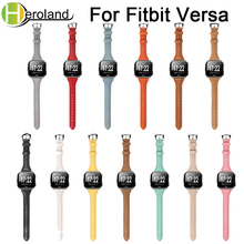 Сменный кожаный ремешок для наручных часов Fitbit versa, ремешок для наручных часов, браслет, смарт-Браслет для Fitbit versa 2024 - купить недорого