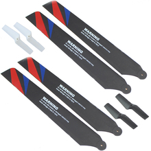 XK K130 2.4G RC Helicopter spare parts K130.0003 main propeller blade / K130.0018 Tail blade 2023 - buy cheap