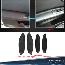 SRXTZM 4 шт./компл. Кожаные чехлы из микрофибры на передние/задние дверные панели подлокотники защитная накладка для Nissan QASHQAI J10 2007-2015 2024 - купить недорого