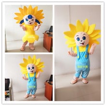 Sunflower Mascot Costume Adult Size Fancy Dress Mascot Costume Christmas Cosplay for Halloween party event 2024 - buy cheap