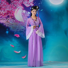 Vestido de baile tradicional chino púrpura, vestido dramatrurgico de Infanta antigua Peri, ropa de Cosplay, vestido de princesa de la Dynasty Han S, M, L, 081401 2024 - compra barato
