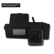 SINOSMART In Stock Car Rear View Parking Backup Camera for Ssangyong Korando REXTON W Kyron Install in Number Plate Light Hole 2024 - купить недорого