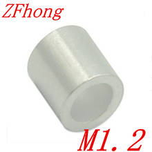 1000PCS M1.2 1.2mm Aluminum Wire Rope Cable Crimping Button Stop Sleeves Clip Fittings 2024 - buy cheap