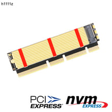 Adaptador M.2 NVMe SSD NGFF a PCI-E 3,0 X4 X8 X16, Conector de llave M, tarjeta elevadora compatible con PCI Express 2230 2242 2260 tipo M.2 SSD 2024 - compra barato