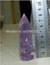 xd j0029  Natural Pretty Amethyst Quartz Crystal Wand Point Healing 2024 - buy cheap