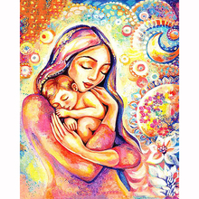 Full Square/Round Drill 5D DIY Diamond Painting "Woman & Baby" 3D Diamond Embroidery Cross Stitch Home Decor Gift 2024 - buy cheap