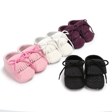 Spring and Autumn 0-1 to help fringed female baby non-slip soft bottom baby toddler shoes 2024 - buy cheap