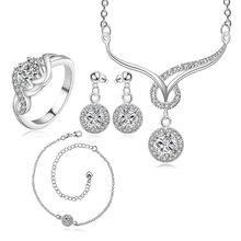 LKNSPCS784-D 925 sterling silver jewelry set, fashion jewelry set A038-B Earring 452 Necklace 485 Ring 325-8 /dokamfra eacamrja 2024 - buy cheap