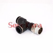 Pneumatic 5/16" Tube x 1/4" NPT Thread Male Side Tee Branch Connector Push In Fitting 2024 - buy cheap