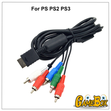 Линейный кабель высокой четкости для PS3, компоненты AV/YPbPr, аудио-видео HDTV кабель для консоли PS3 PS2 2024 - купить недорого