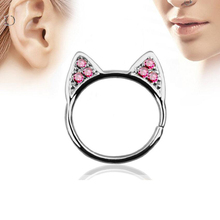 New cats lovely Fake Septum Medical Titanium Nose Ring  Body Clip Hoop For Women Septum Piercing Clip Jewelry earring 2024 - buy cheap