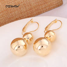 Fashion Trendy Long Drop Earrings For Women Gold color Dangle Piercing Shining Ball Shape Earring Wedding Jewelry E0732 2024 - buy cheap