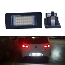 2 шт. 24SMD Автомобильный светодиодный номерной знак для VW Golf 6/7 вариант Passat B6/B7 вариант Jetta MK6 Sharan Touran Touareg 2024 - купить недорого