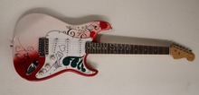 Shelly new store factory custom Hendrix Monterey ST white pickups flower pickguard electric guitar musical instruments shop 2024 - buy cheap